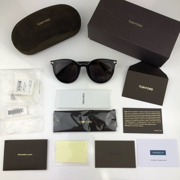 New TOM FORD Brown Rounded Sunglasses 807-K - Picture 2 of 16